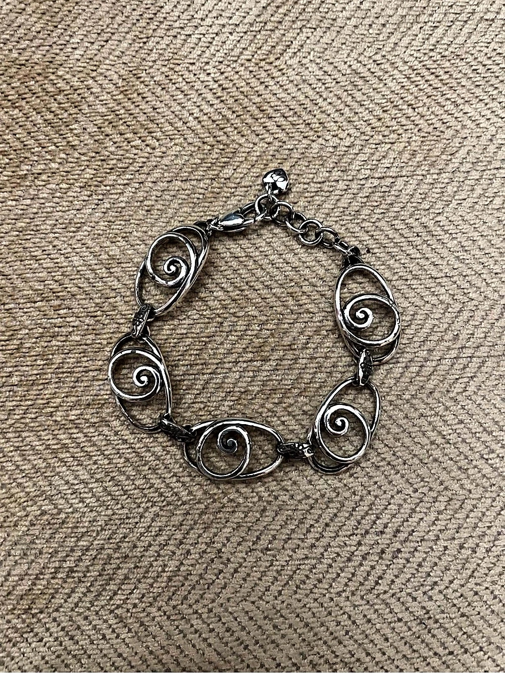 Brighton Cher Jazz Link Bracelet Silver